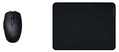 Razer Orochi V2 - Mobile Wireless Gaming Mouse with up to 950 Hours of Battery Life, Black & Gigantus V2 Medium - Soft Gaming Mouse Mat for Speed and Control,360 x 270 x 3 mm