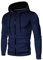 Hoodie Herren,Pullover Herren Tupfen Zip up Langarm Hoodie mit Kapuze Reißverschluss Kapuzenpullover Sweatjacke Casual Sport Winter Sweatshirt Lose Kapuzenjacke Kapuzenpulli Pulli