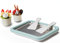 JoyMech Fabricante de helados instantáneos, Ice Cream Rolls Maker Machine, Maquina de hacer helados, Plancha para hacer helados, Maquina helado frito (aguamarina)
