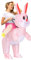 Arokibui Aufblasbares Osterhasen-Kostüm für Erwachsene, aufblasbares Kaninchen-Maskottchen-Kostüm, Kostüm, Cosplay, Party, Halloween, Anzug