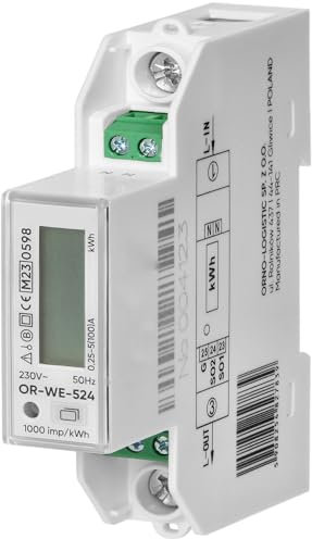 Miratic Stromzähler Hutschiene 1-Phasen DIN-Schienenmodul TH-35mm für PV-Solarsysteme 100A MID (standard)
