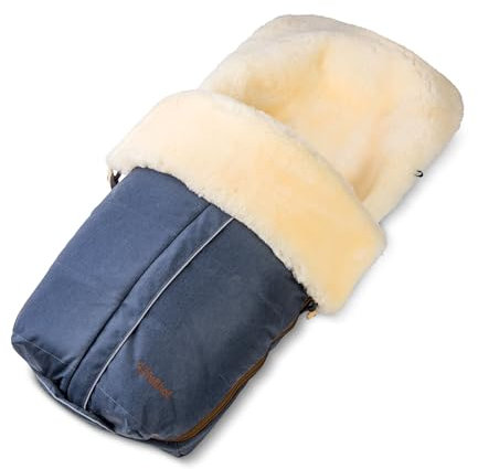 Kinderwagen-Fellsack Aspen nachtblau