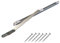 Genius® UPVC Door Restrictor Stay 335mm for uPVC, Aluminium, French, Patio Door, 90 Degree Arm Door Stay Stainless Steel