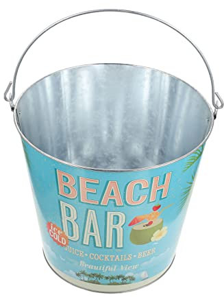 LIFKOME 1satz Vintage Eiskübel Aus Eisen Doppelwandiger Eiseimer Für Getränke Für Partys Und Bars Zum Kühlen Von Bier Wein Und Cocktails Stylisches Bar-zubehör