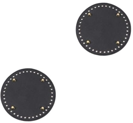 Operitacx 2 Piezas monedero tejido moldeador de bolso de mano ganchos de crochet bolso parte inferior de la bolsa de pu Base inferior de la bolsa cartera almohadón Fondo