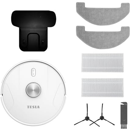 TESLA RoboStar iQ700 Laser Roboterstaubsauger, 2 in 1 weiß