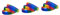 POPETPOP 30 Stück Regenbogen Gummiarmbänder Regenbogen Armbänder Partygeschenke Regenbogen Silikon Armbänder