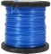 ABAZO Nylonfaden Motorsense Trimmerschnur 5-kant Durchmesser Trimmerfäden Rasen Mähfaden Ersatzfaden Rasentrimmer 2,4 mm x 90 Meter blau