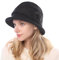 iNszkoos Damen Vintage 1920s Wolle Cloche Hut Blumen Winterhut Eimer Glocke Bowler Mütze Stricken Kleid Hüte Beanie Retro Fedorahüte Kirche Hüte Fischerhut Frauen Wintermütze Beret