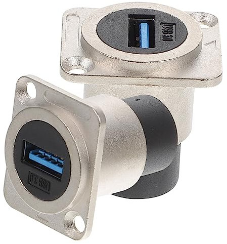 Gadpiparty USB 3.0 Schottverbinder USB Koppler Panelmontage Uv Beständig Ip67 Abdeckung Phosphorbronze Kontakte Adapter