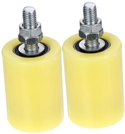 UKCOCO Galets De Portail Coulissant En Nylon Lot De 2 Rouleaux Robustes 50 * 70mm Pour Portes Électriques Installation Facile Accessoire Silencieux