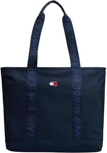 Tommy Jeans Damen Tote Bag Tasche Daily Mittelgroß, Blau (Dark Night Navy), Einheitsgröße