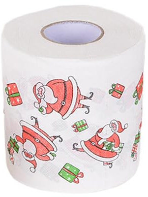 Toilettenpapierrolle Weihnachten - Toilettenpapier Weihnachten | Rolle Seidenpapier mit Motiv | Servietten mit Rentier-Aufdruck | Seidenpapier Weihnachten für Badezimmer für Restaurant, Tisch