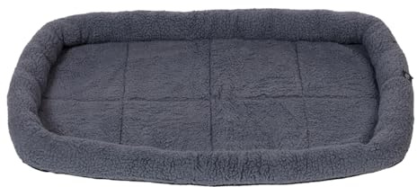 Danish Design Essentials Mattress, Charcoal Large 91x56cm - Dog Bed and Crate & Travel Mat, Mashine Washable