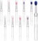 Piriuuo 10 Pcs Silicone Lip Brush, Reusable Lip Applicator Colorful Lip Mask Applicator with Caps Eyeshadow Lip Brush Makeup Applicator for Lipsticks, Lip Gloss, Lip Balm