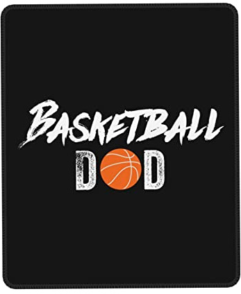 Mauspad Basketball-Vater Mousepad Waschbar Schreibtischunterlage Premium Mausmatte Für Büro Reisen Tastatur 25X30CM