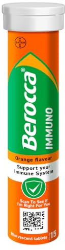 Berocca Immuno Orange Effervescent SRP 15 Tablets