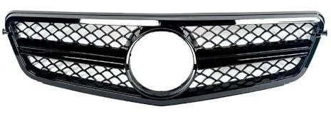 Vordere Kühlergrill AMG Style Front Kühlergrill Für Mercedes C-Klasse C204 W204 S204 Schwarz Glänzend