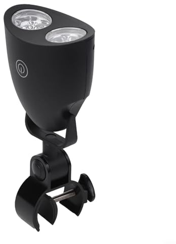 DAZZLEEX BBQ Grill Licht mit 10 LED Super Bright Lampen, Hitzebeständig Einstellbar 360° Drehung Outdoor Grill Beleuchtung Klemmhalterung für Camping, Radfahren oder Nachtlesen