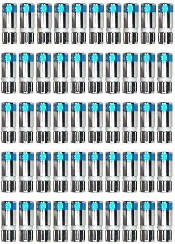 Cabelcon Conector de compresión, 50 piezas, F-56-CX3 5.1