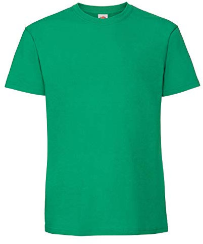 Fruit of the Loom Mens Ringspun Premium Tshirt (2XL UK) (Kelly Green)