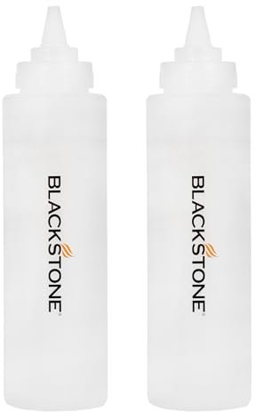 BLACKSTONE 5071 Quetschflaschen-Set aus Kunststoff, 907 ml, mit Drehdeckel, 2 Stück