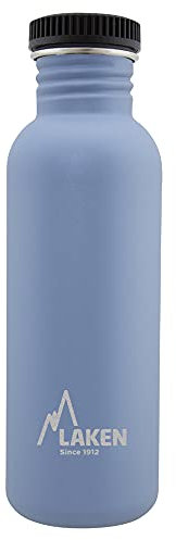 Laken Sehr Robuste Edelstahlflasche Blau Unisex-Botella de Acero Inoxidable Muy Resistente para Adultos, 0,75 L, Azul, 0.75, 0,75