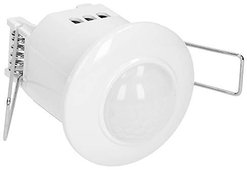 Orno OR-CR-235 Bewegungsmelder Innen 360 Grad || Reichweite 6m || einstellbare Umgebungshelligkeit || IP20 - Unterputz || Zeiteinstellung
