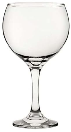 We Can Source It Ltd - Large Stemmed Gin Glasses - Reusable G&T Balloon Gin and Tonic Cocktail Glass - 645ml/23oz Clear Wine Glass - Set of 4