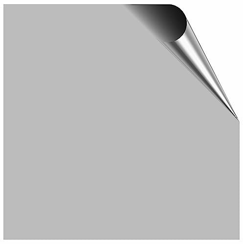 Gloss Tile Stickers for 15cm x 15cm / 150mm x 150mm / 6 Inch Waterproof for Kitchen, Splashback, for Bathroom, Self Adhesive, Peel and Stick On, Removable (Light Grey, 50)
