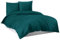 Mixibaby Bettwäsche Bettgarnitur Bettbezug 100% Baumwolle 135x200 155x220 200x200 200x220, Farbe:Petrol, Größe:135 x 200 cm