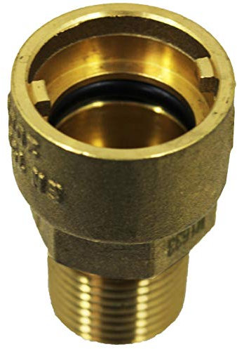 SPARES2GO Conector universal recto de bayoneta para horno de gas LPG/cocina (1,27 cm)