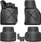 ELMASLINE 3D Gummimatten Set für VW Golf 8 (VIII) Baujahr 2020-2025 | Extra hoher 5cm Rand Fußmatten - Zubehör | Passt Nicht in Mild-Hybrid/E-TSI !!!