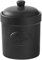 BIA - Sugar Canister - Matte Black - Matte Storage Jar - Stoneware Kitchen Storage - Kitchen Storage & Organisation - Available in White and Black