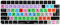 XSKN Tastaturabdeckung aus Silikon für 2021 neue M1 Chip iMac Magic Tastatur mit Touch ID A2449 mit Sperrschlüssel A2450 ohne Ziffernblock (US&EU-Version Logic Pro)