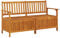 vidaXL Truhenbank Holzbank Sitzbank Holztruhe Bank Aufbewahrung Sitztruhe Massivholzbank Stauraum Gartenbank 148cm Massivholz Akazie