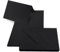Netuno 25 Klapp-Karten blanko mit Umschlag DIN B6 Karten Rainbow Schwarz + 25 Umschläge Schwarz Kartenset Papier-Karten blanko schwarze Briefumschläge Karten Set mit Umschlag Klappkarten mit Kuvert
