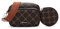 Tamaris Damen Umhängetasche Anastasia dunkelbraun/sand One Size