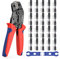 Solar Crimpzange Set - TUBTAP® Solar Crimpzange mit 40 Stück Male Female Solarpanel Kabelstecker für 2.5/4.0/6.0mm² Solarpanel Kabel,1 Paar Solar Steckverbinder Schraubenschlüssel