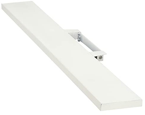 WALL Mensola per soundbar TV V2/V2 modelli CASTER/V3/V5 | Grandi dimensioni, larghezza 118 cm, 46 pollici | Bianco satinato
