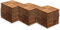 Vigevee Piastrelle Esterno 30 x 30 cm Pavimento per Esterno 33 pezzi 3 m Pavimento Giardino ad Incastro per Patio Terrazza Balcone Piscina Tagliabile