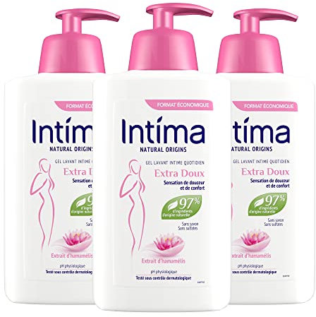 Intima Natural Origins - Gel Extra Doux - 3x500 ml