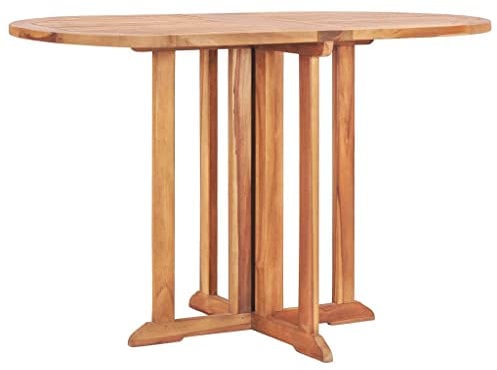 ZQQLVOO Schmetterling Gartentisch Klappbar 120x70x75cm Teak Massivholz Garten Terrasse Esstisch Campingtisch Partytisch Geeignet für Balkone, Terrassen, Decks