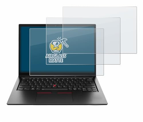 BROTECT Entspiegelungs Schutzglas für Lenovo ThinkPad L13 Yoga Gen 4 (3 Stück) Schutzfolie Panzer Folie Glas Matt [Extrem Kratzfest 9H, Anti-Reflex]