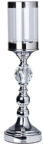 HEXEH Kerzenhalterhalter Metall Kerzenhalter Stand Dekoration Romantische Kerzenhalter Esstisch Retro Light Luxus Haushalt Candlelight Dinner Requisiten Kandelaber (Size : M)