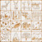 JSRQT 16 Pièces Pochoirs Animaux Forêt, Pochoirs de Peinture Réutilisables en Plastique, Kit de Pochoirs Cerf Ours Loup Stencils Pochoirs de Faune Forêt Peindre Sur Bois Tissu Toile Mur(7.87 Inch)