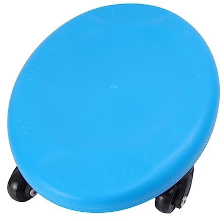 BESPORTBLE 1pc Cardio Exercise Machines Household Body Gym Exercise Massage Abs Wheel Abdominal Core Trainer Fitness Plate Abdominal Muscle Roller Gym Equipment Blue Scroll Power