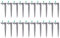 20 Pièces Goutteur D'irrigation émetteur Goutte à Goutte Goutteur D'irrigation Jardin Goutteurs D'irrigation Arroseurs Avec Insert Sol Pour L'irrigation Goutte à Goutte D'arbres Fruitiers(180 degrés)