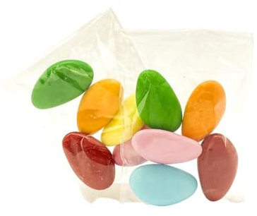 Doni Bomboniere 50 Bustine Confetti Maxtris Imbustati E Sigillati a 5 al Cioccolato Colori Misti per Matrimonio Nascita Compleanno Anniversario 25 50 Laurea Segnaposto Confettate Incartati