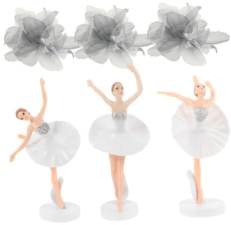 YARNOW 1Satz Kreative Kuchendekorationen Ballerina Set Elegante Tortendekorationen Aus Hochwertigem Für Geburtstagsfeiern Taufen Und Besondere Anlässe
